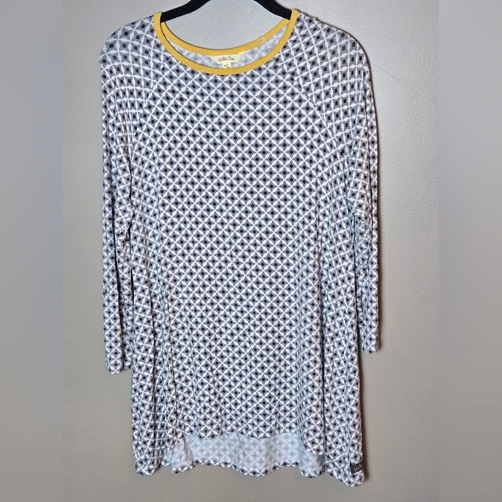 Women's Matilda Jane‎ Geometric Print Casual Boho Long Sleeve Tunic, Small